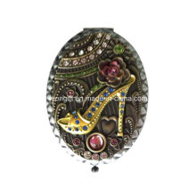 Oval Engraving Beautiful Make up Mirror for Sale